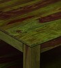 Oriel Sheesham Wood Coffee Table in Spring Green Finish