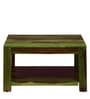 Oriel Sheesham Wood Coffee Table in Spring Green Finish