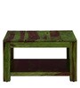 Oriel Sheesham Wood Coffee Table in Spring Green Finish