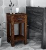 Oriel Sheesham Wood End Table In Provincial Teak Finish