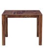 Oriel Sheesham Wood 4 Seater Dining Set In Rustic Teak Finish