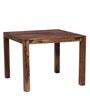 Oriel Sheesham Wood 4 Seater Dining Set In Rustic Teak Finish