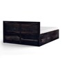 Oriel Sheesham Wood Queen Size Bed With Box Storage In Warm Chestnut Finish