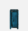 Oriel Sheesham Wood Shoe Cabinet In Ocean Blue Finish