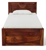 Oriel Sheesham Wood Single Bed With Drawer Storage In Honey Oak Finish