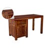 Oriel Sheesham Wood Writing Table In Dark Honey Oak  Finish