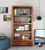 Oriel Sheesham Wood Book Shelf In Honey oak Finish
