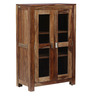 Oriel Sheesham Wood Book Case In Rustic Teak Finish