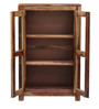 Oriel Sheesham Wood Book Case In Rustic Teak Finish