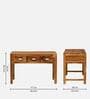 Oriel Sheesham Wood Console Table In Rustic Teak Finish
