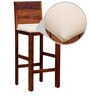 Oriel Sheesham Wood Bar Table Set in Honey Oak Finish With 2 Chairs