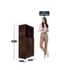 Orient 2 Door Shoe Cabinet in Walnut Finish