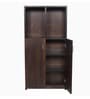 Orient 2 Door Shoe Cabinet in Walnut Finish