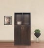 Orient 2 Door Shoe Cabinet in Walnut Finish