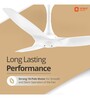Orient Electric Aeroquiet Noiseless Premium Ceiling Fan for Home  18-pole strong motor  48 inch (1230 mm) White