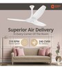 Orient Electric Aeroquiet Noiseless Premium Ceiling Fan for Home  18-pole strong motor  48 inch (1230 mm) White