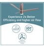 Orient Electric Aeroslim 1200mm BLDC motor Smart Ceiling Fan with IOT, Remote & Under light (Brown) Alexa and Google Assistant