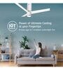 Orient Electric Aeroslim 1200mm BLDC motor Smart Ceiling Fan with IOT, Remote & Under light (White) Alexa and Google Assistant