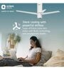 Orient Electric Aeroslim 1200mm BLDC motor Smart Ceiling Fan with IOT, Remote & Under light (White) Alexa and Google Assistant