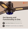 Orient Electric I Tome Plus 1200mm 28W BLDC Energy Saving Ceiling Fan with Remote 5 Star Rated Smoke Brown