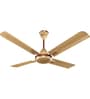 Orient Electric Quadro Ornamental 1200mm Ceiling Fan (Golden Chocolate)