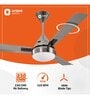 Orient Electric Spectra Under-Light Pewter Finish Ceiling Fan with Remote (Silver, 1200 mm)