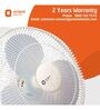 Orient Electric Wall-49 400mm Wall Fan with Remote (Crystal White)