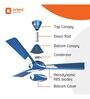 Orient Electric Wendy 1200mm Ceiling Fan (Azure Blue)