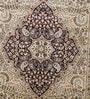 Beige Persian Viscose 3 ft x 5 ft Machine Made Carpet