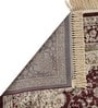 Beige Persian Viscose 3 ft x 5 ft Machine Made Carpet