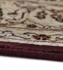 Beige Persian Viscose 3 ft x 5 ft Machine Made Carpet