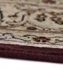 Beige Persian Viscose 4 ft x 6 ft Machine Made Carpet