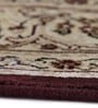 Beige Persian Viscose 5 ft x 7 ft Machine Made Carpet