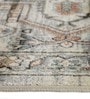 Multicolor Persian Viscose 5 ft x 7 ft Machine Made Carpet
