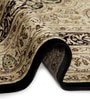 Beige Persian Viscose 5 ft x 7 ft Machine Made Carpet