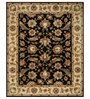 Black Persian Wool 8 ft x 10 ft Hand Tufted Carpet