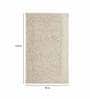 Beige Wool Vintage 8 x 10 Feet Hand Tufted Carpet