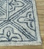 Blue Wool Vintage 9 x 12 Feet Hand Tufted Carpet