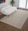 Off White Persian Wool 9 ft x 12 ft Hand Tufted Carpet