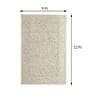 Off White Persian Wool 9 ft x 12 ft Hand Tufted Carpet