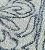 Blue Wool Vintage 9 x 12 Feet Hand Tufted Carpet
