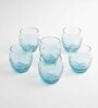 Oriente 400ml Blue Glass (Set of 6) Everyday Glasses
