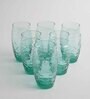 Oriente 470ml Green Glass (Set of 6) Everyday Glasses