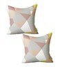 Multicolor Traditional Cotton 16 x 16 Inches Cushion Covers (Set of 2)