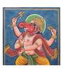 Original Pichwai Painting Vighnajit Ganesha