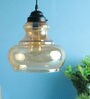 Orinoco Gold Glass Single Hanging Light