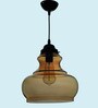 Orinoco Gold Glass Single Hanging Light