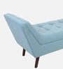 Orion Chenille Fabric Chaise Lounger In Ice Blue Color