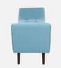 Orion Chenille Fabric Chaise Lounger In Ice Blue Color