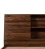 Orion Queen Size Bed in Columbian Walnut Finish with Box Storage